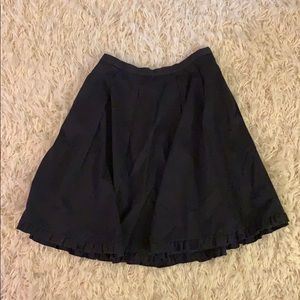Anthropologie FEI Navy Blue Full Skirt Size 8